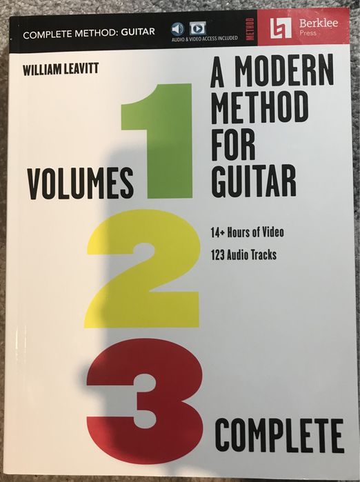 A modern metod for guitar volumes 1,2,3 nuty gitara