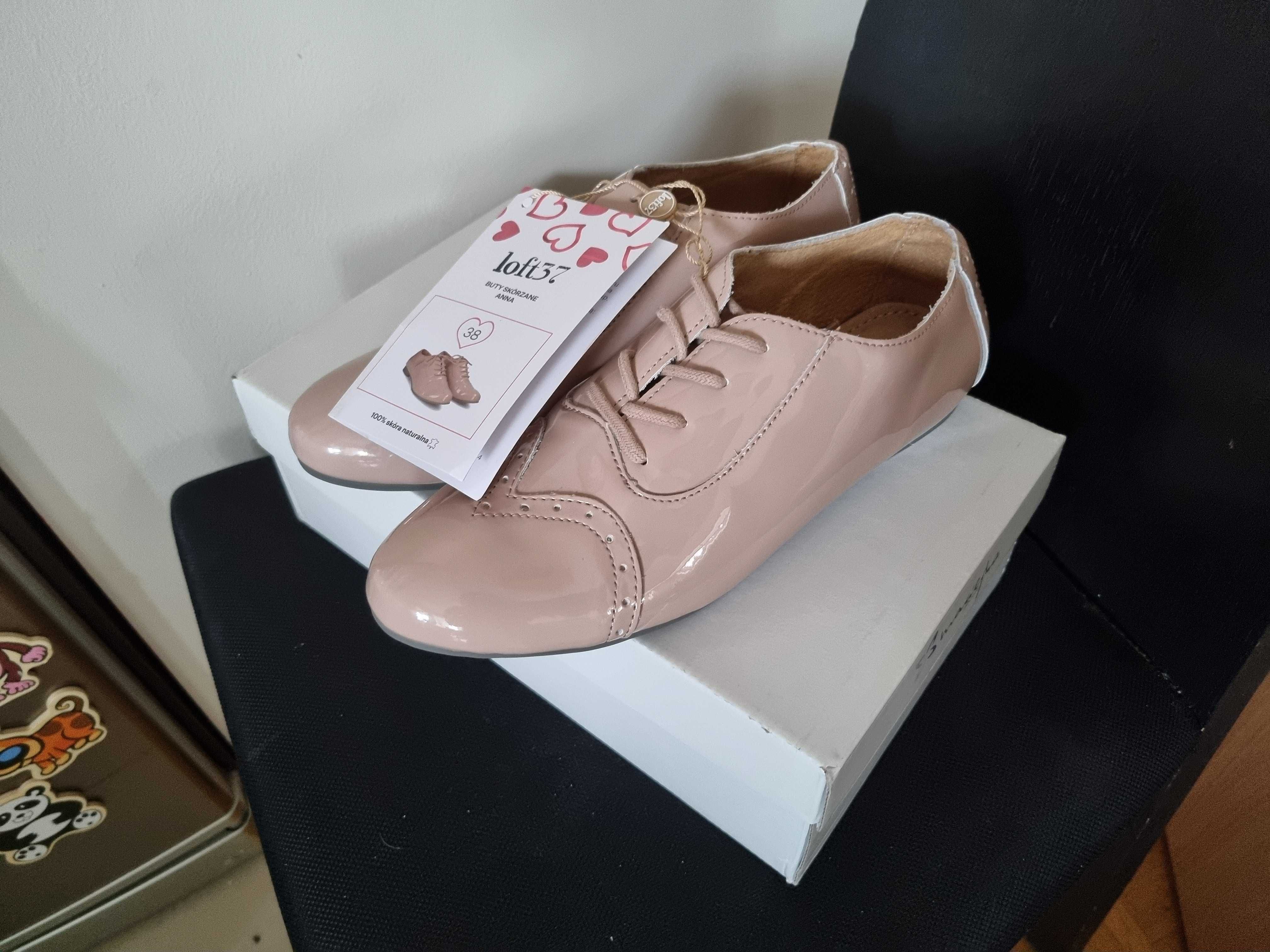 NOWE buty skórzane  Loft37