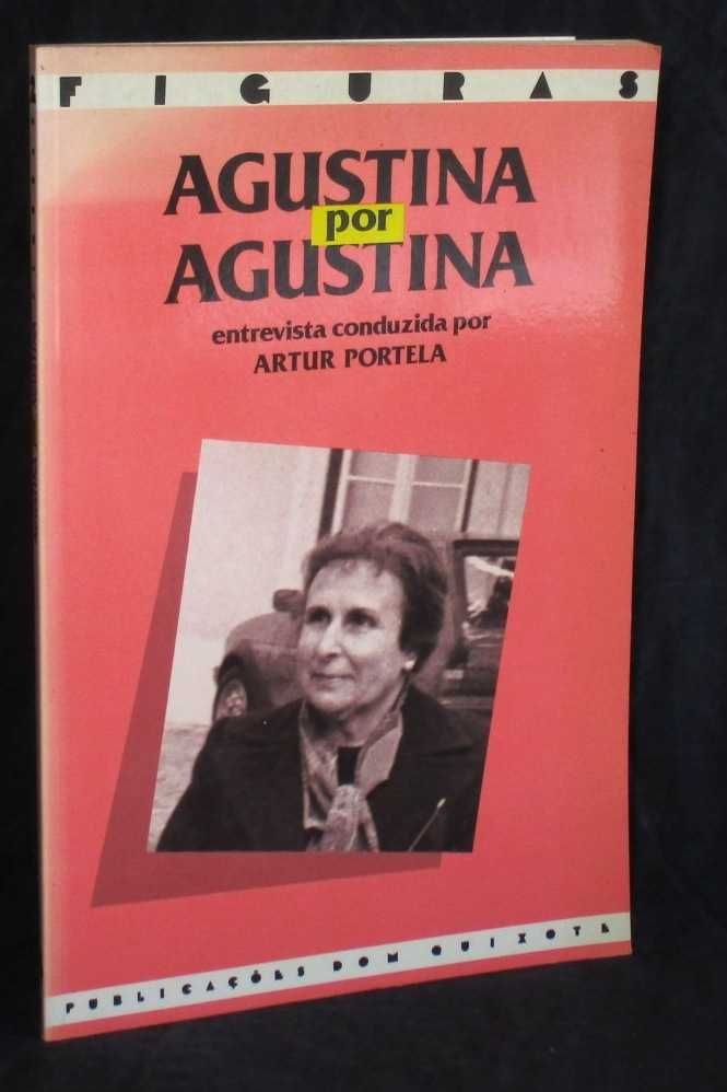 Livro Agustina por Agustina Artur Portela Figuras Dom Quixote