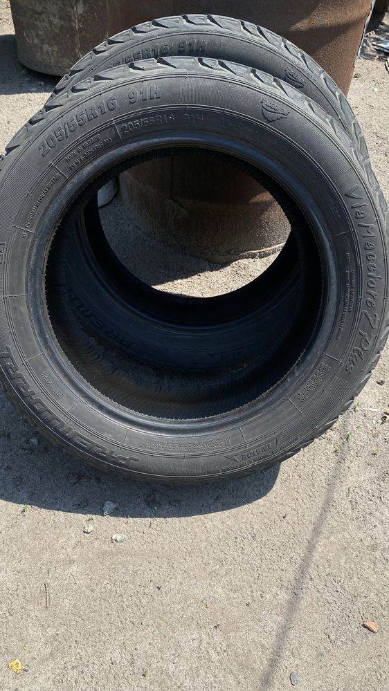 Продам 2 шины 205*55*r16 зима