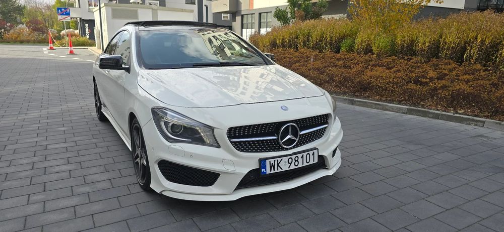 Mercedes-Benz CLA MERCEDES AMG CLA Panoramiczny dach felgi grzane fotele AMG