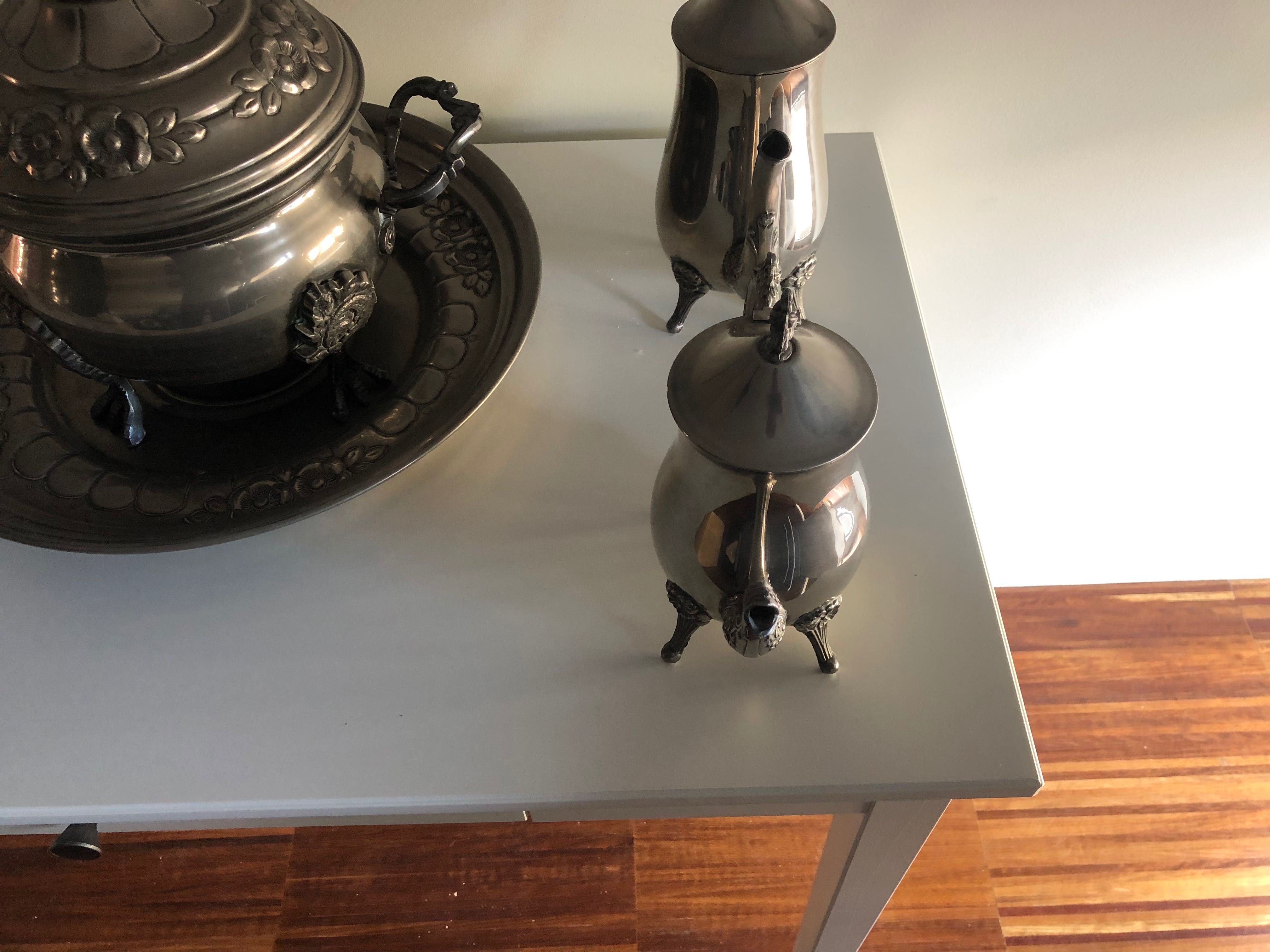 Conjunto peças estanho