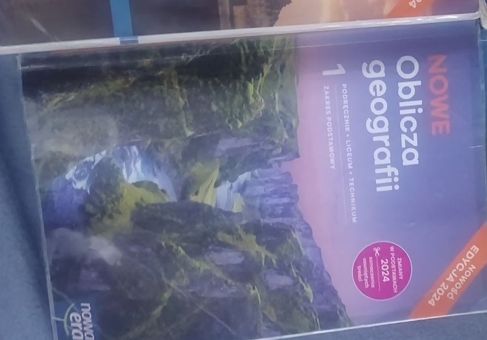 Książka do klasy 1 technikum liceum geografia