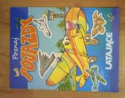 Poznaj pojazdy latające - książeczka dla dzieci z  naklejkami