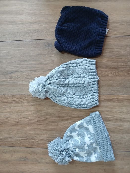 Czapki chłopięca rozmiar 80