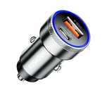 Ładowarka Samochodowa 2 Porty USB-A/C 54W Essager Czarna do Auta A i C