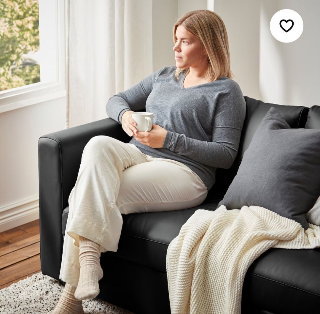 Nowa 1/2 ceny SKÓRA luksusowa modułowa sofa 3 os. VIMLE z Ikea