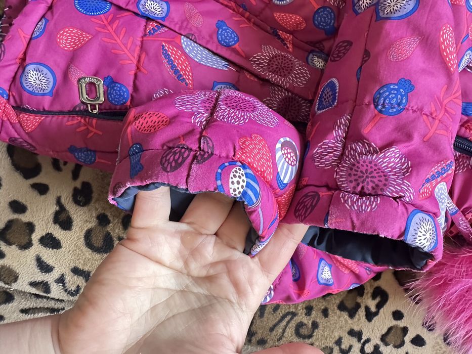 Комбінезон зимовий, куртка зимова, куртка для дівчинки полукомбінезон