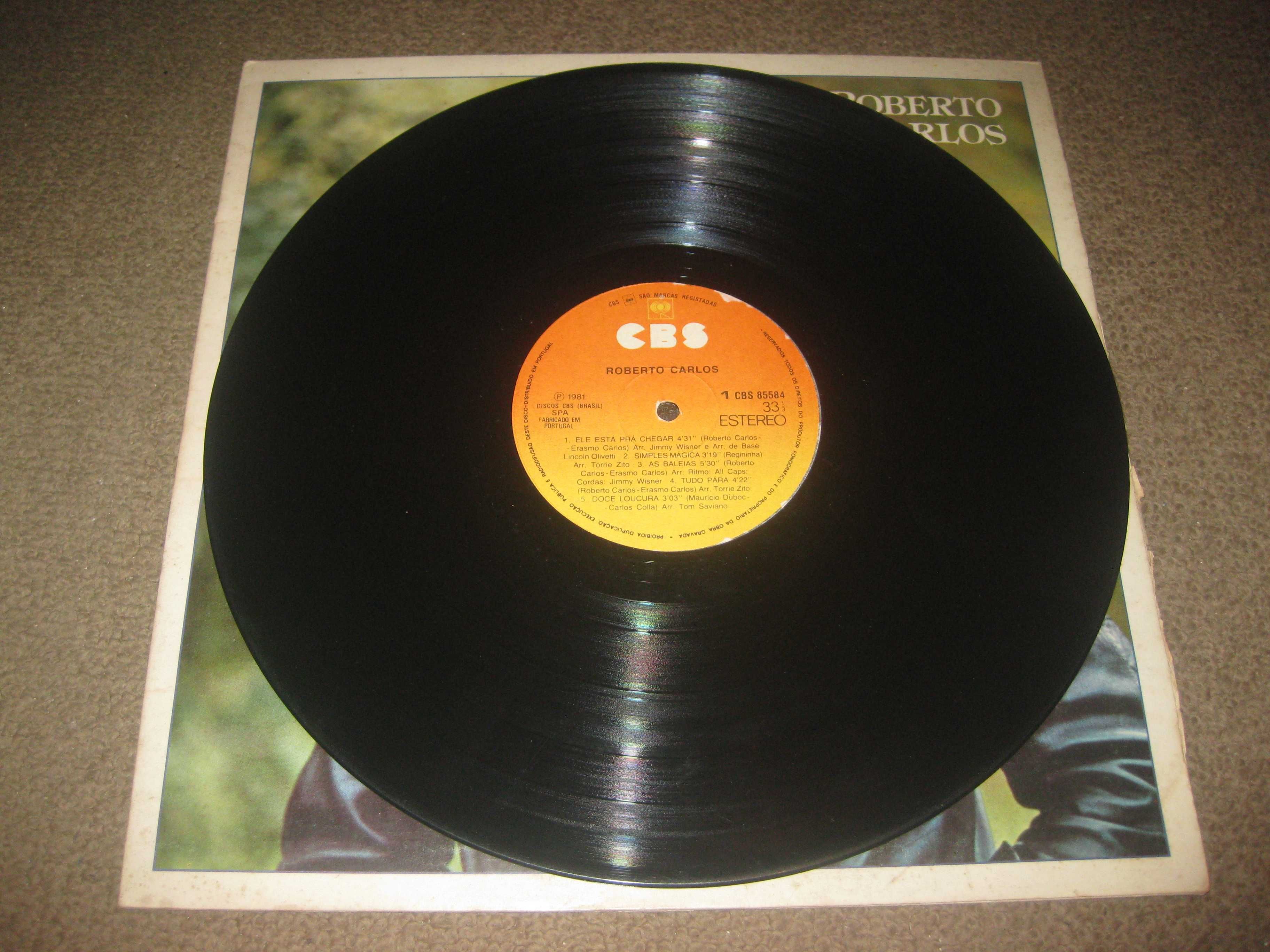 Vinil LP 33 rpm do Roberto Carlos (1981)