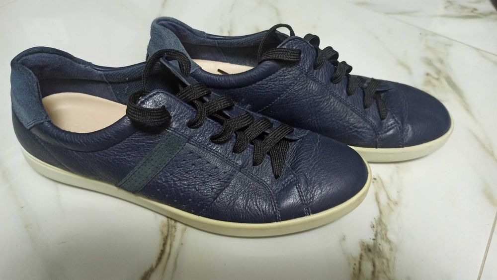 Мокасины крассовки ECCO p. 42, кожа