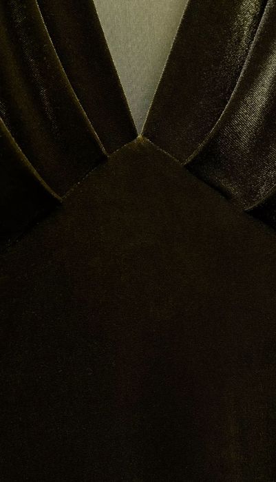 Оксамитова сукня міді Зара / Zara