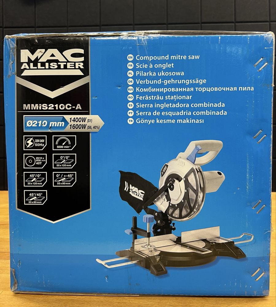 Pilarka ukosowa ukośnica MacAllister MMIS210C-A |1400W | 210 mm