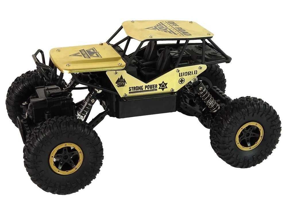 Auto Monster RC Wysokie Koła 1:18  Czarne Złote