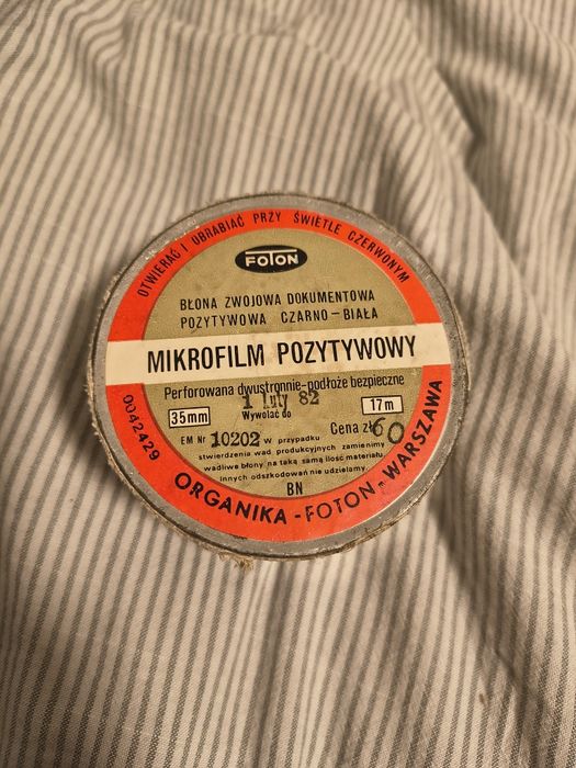 Mikrofilm pozytywowy Foton film