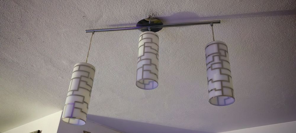 Candeeiro teto + Candeeiro Mesa