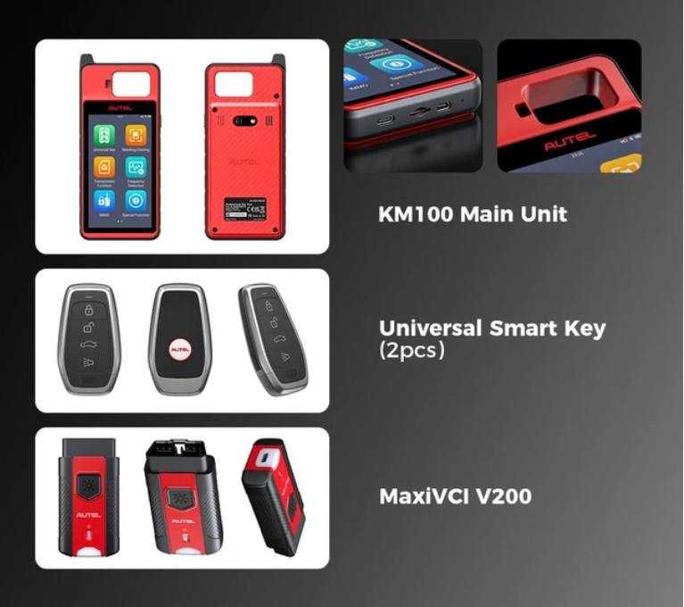 Autel MAXIIM KM100X - программатор ключів (+2 ключа)