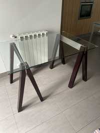 Mesa de vidro 1,25m X 0,85m