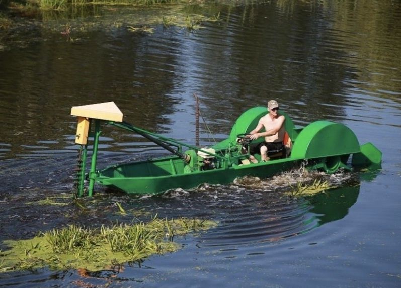 Очирето Косарка для косіння водної рослинності
