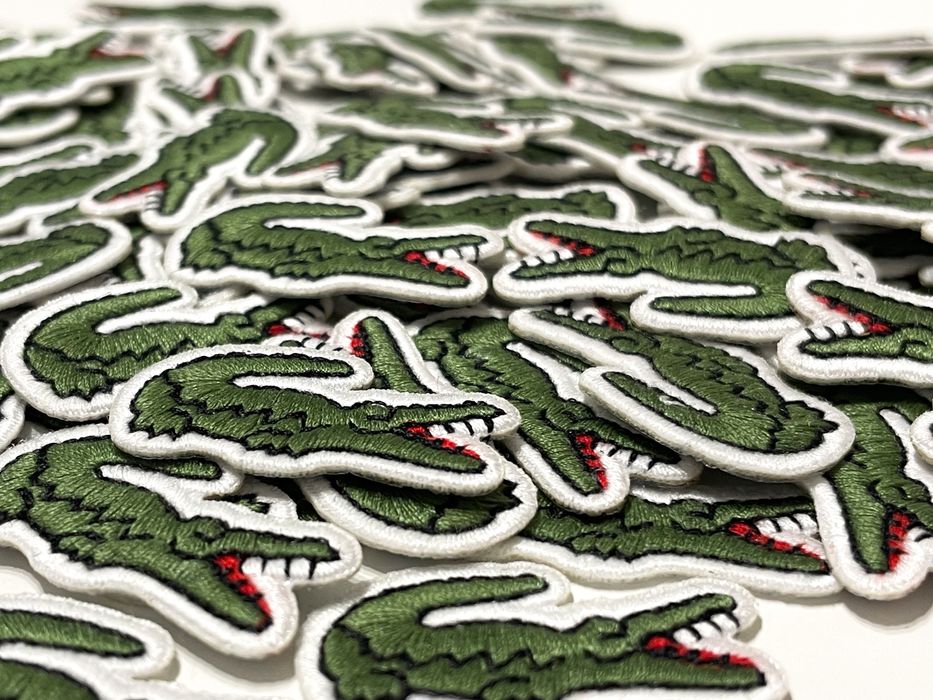 Naszywki Prasowanki krokodyl Lacoste 10 sztuk