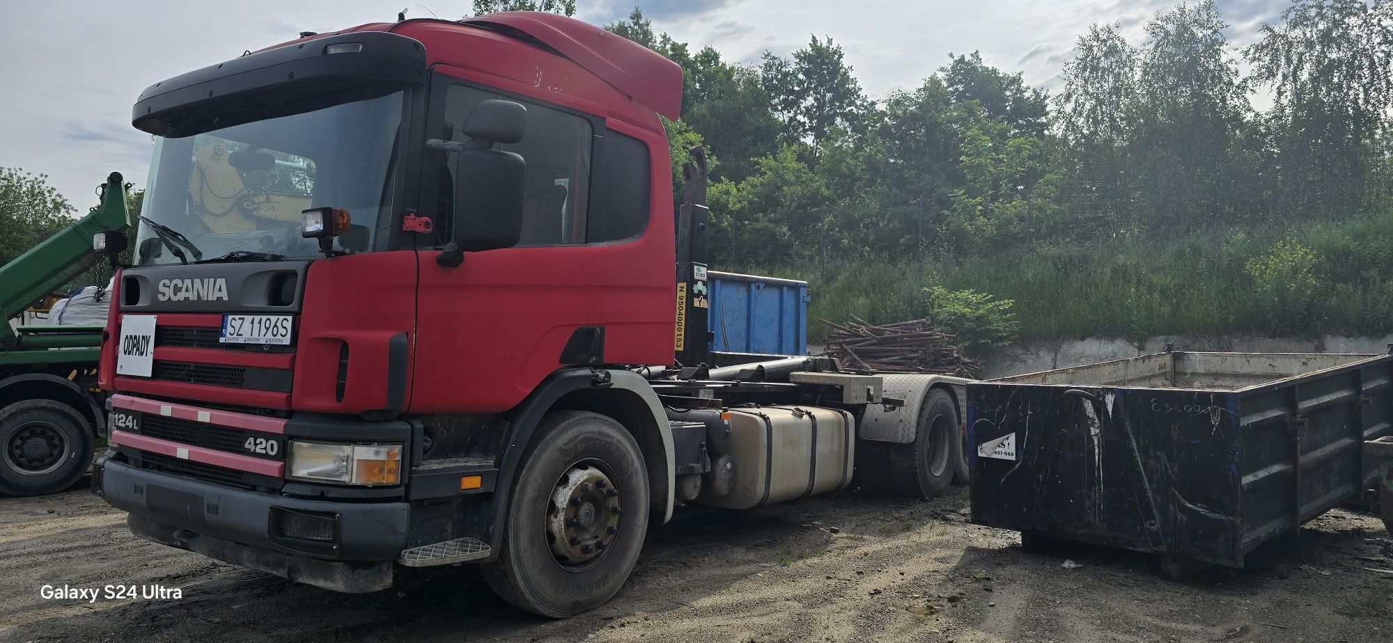 Scania P124L Hakowiec/zamienię na minikoparkie