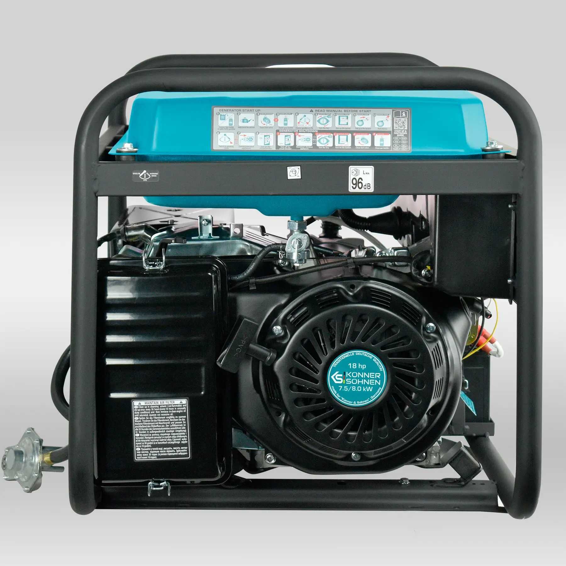 Газобензиновий генератор Konner&Sohnen KS 10000E G