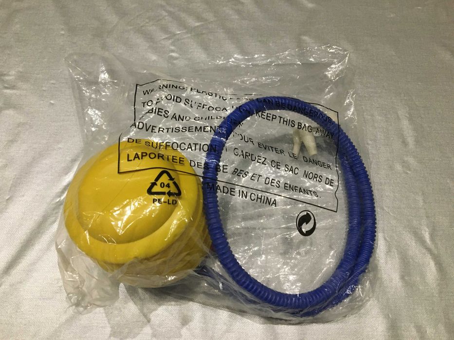 Bomba para enchimento de bolas de ginástica, bóias e colchões