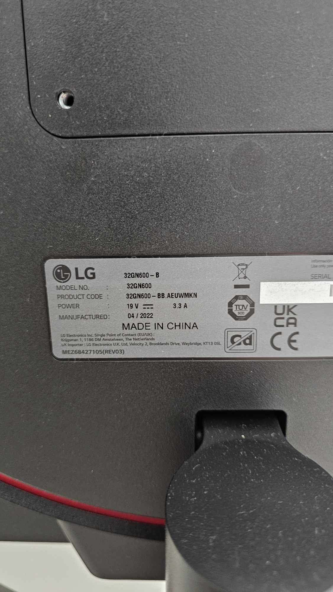 Monitor gaming LG 32" QHD 165Hz C/ garantia