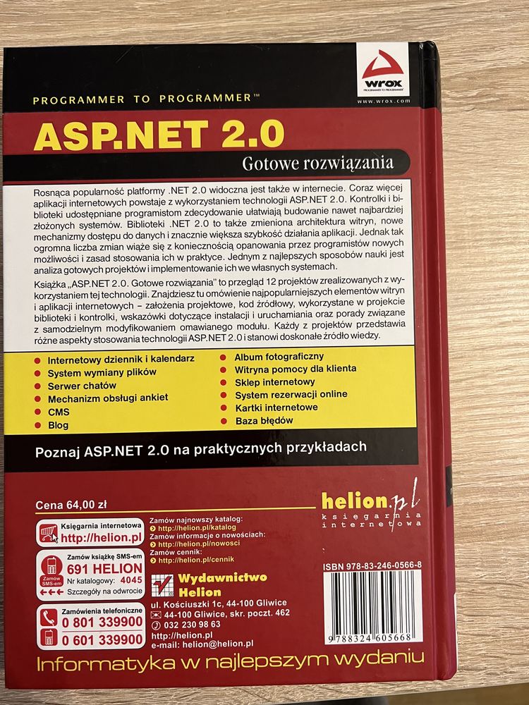 ASP.NET 2.0. Gotowe rozwiązania Autorzy: Imar Spaanjaars, Paul Wilton,
