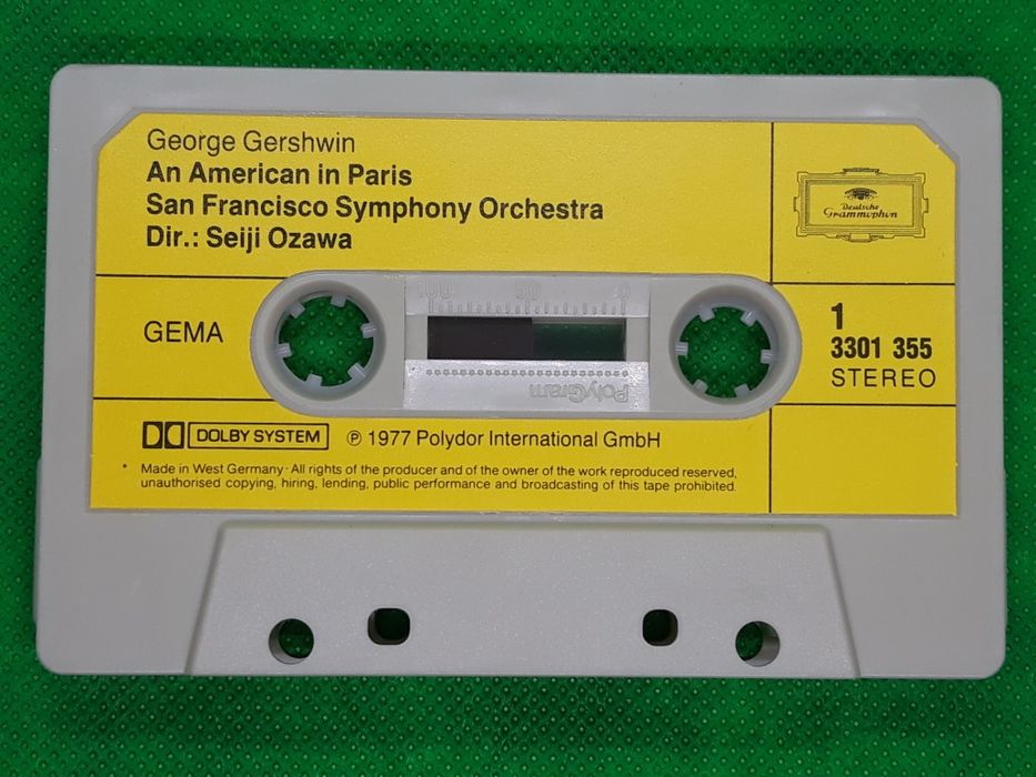 Kaseta Gershwin An American in Paris Bernstein West Side Story Ozawa
