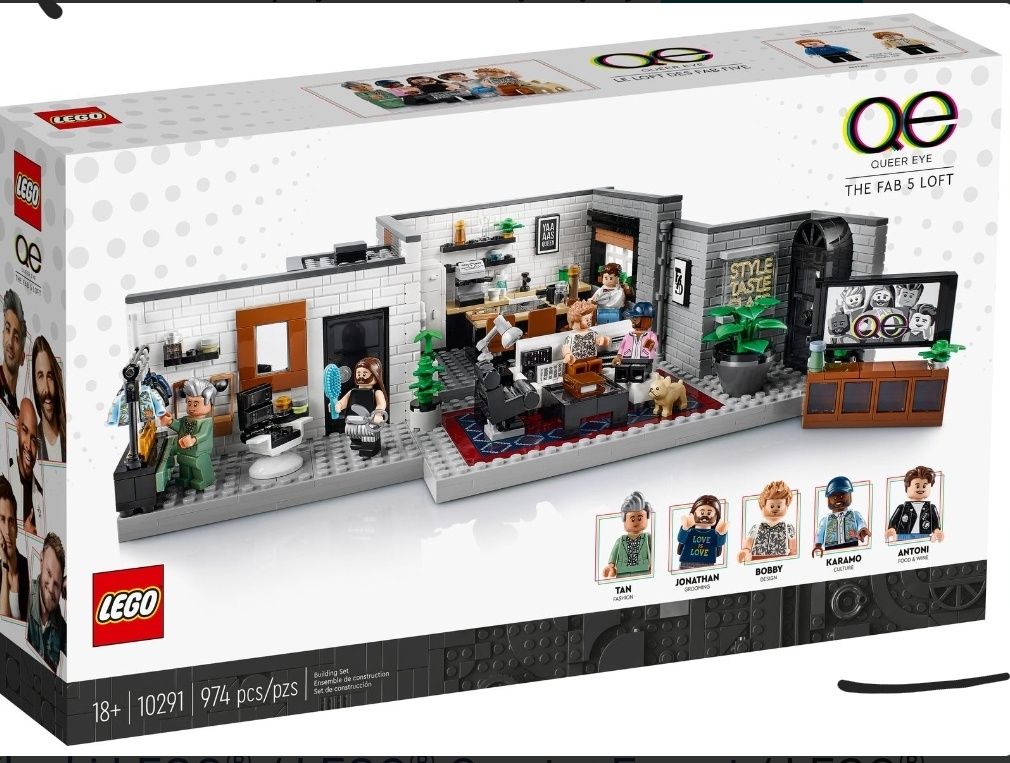 Lego 10291  - Queer Eye - Mieszkanie Fab Five