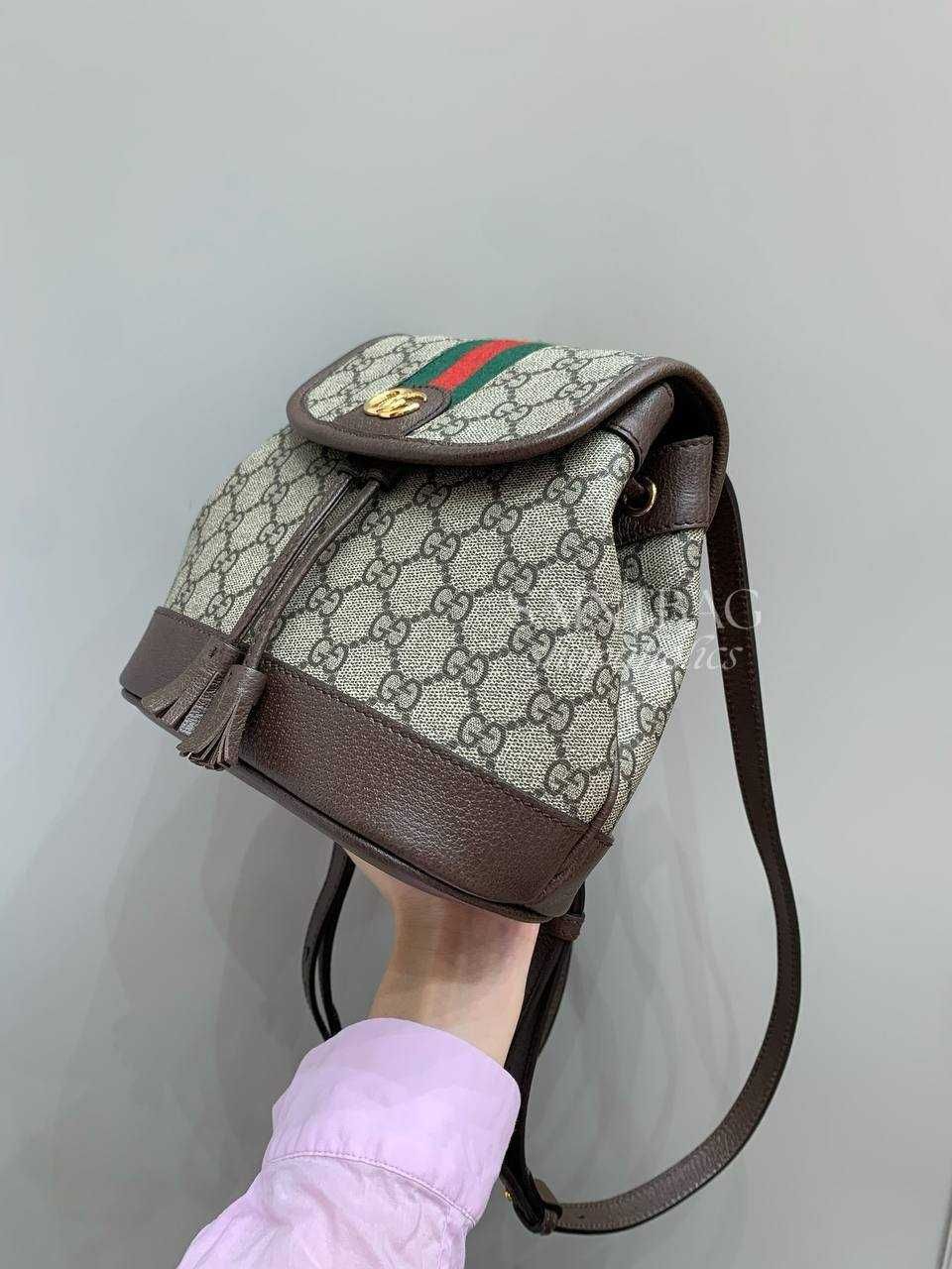 Под заказ рюкзак Gucci Ophidia Гучи Офидия текстиль натуральная кожа