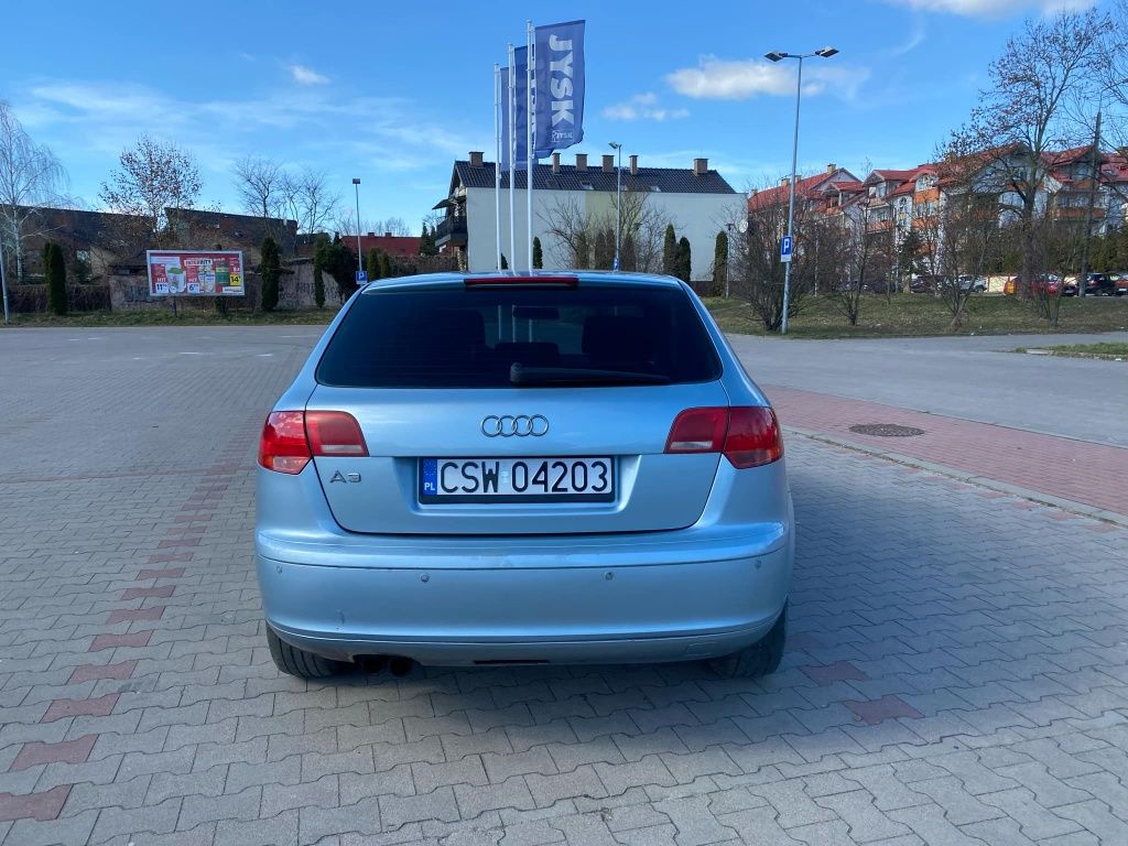 Części audi a3 8p sportback 2.0 fsi BLR skrzynia GQP kolor LY5J