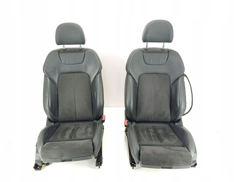 FOTELE KANAPA KOMPLET AUDI A7 C8 4K S-LINE SKÓRA-ALCANTARA