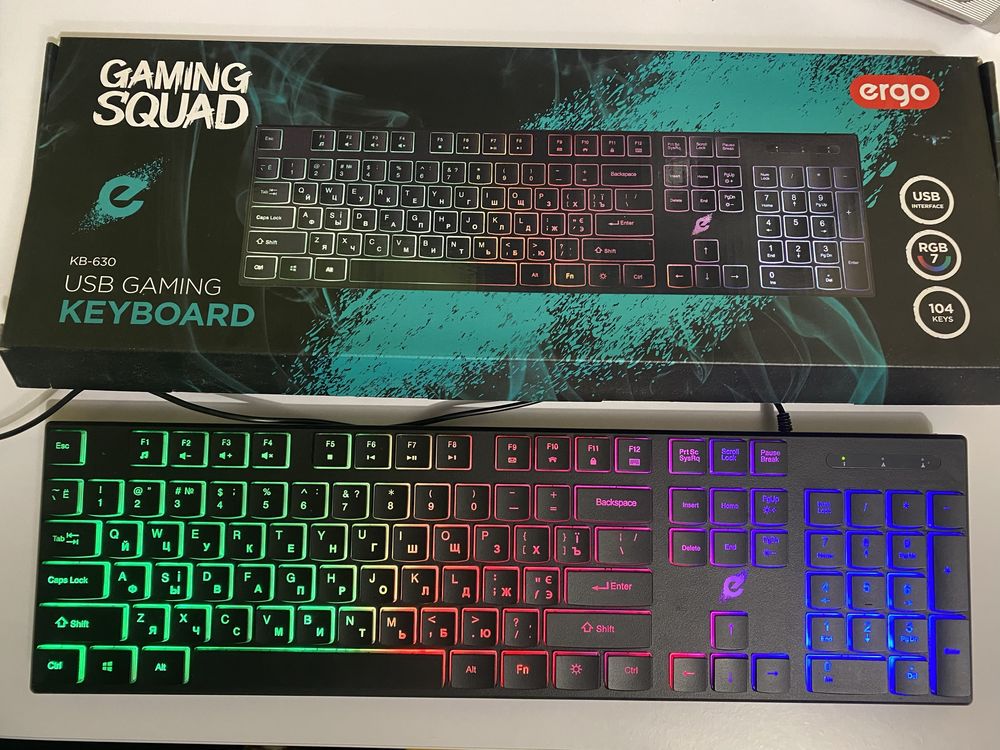 Ігрова клавіатура Ergo KB-630