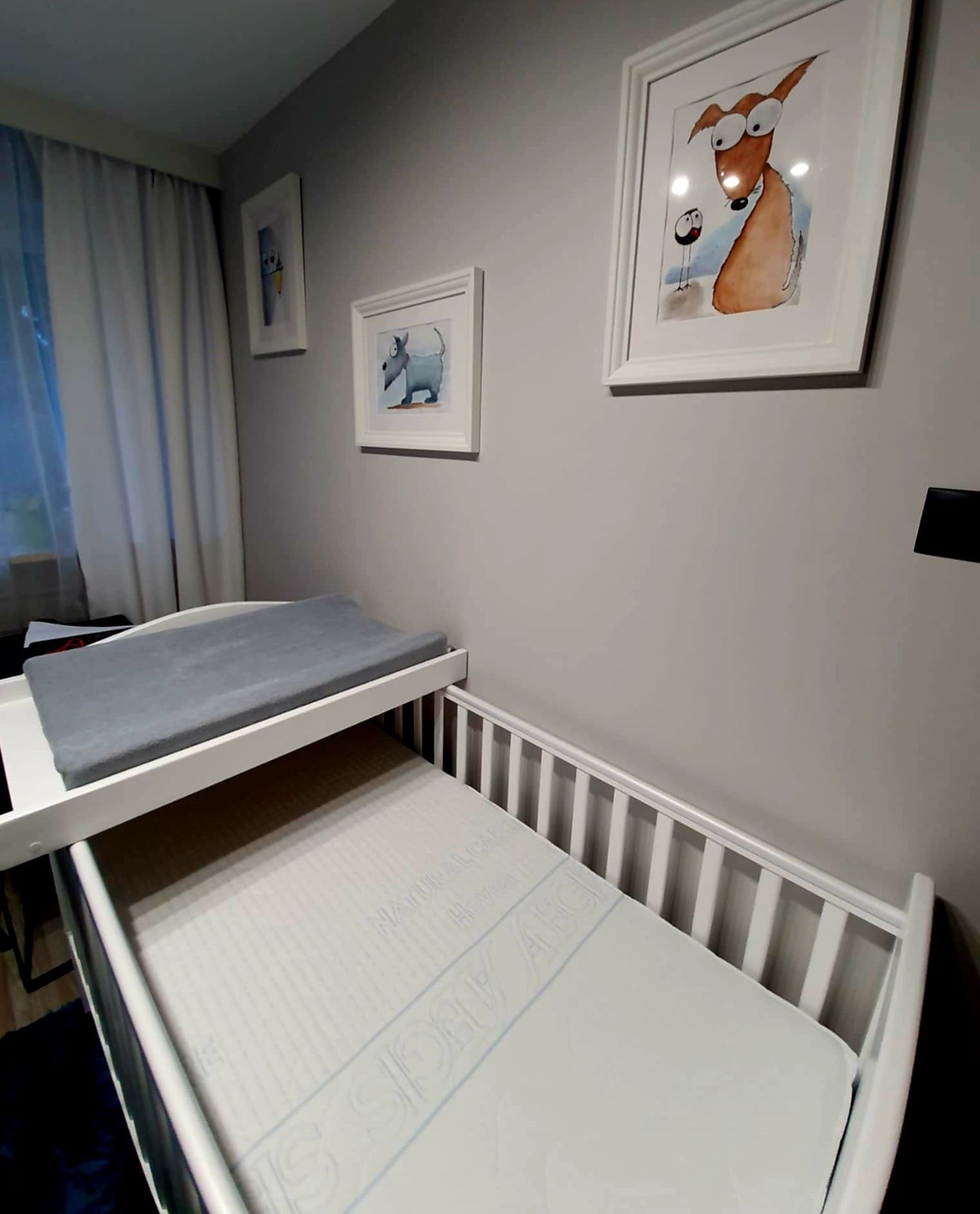 Woodies Łóżeczko dziecięce i niemowlęce Hampton Cot Bed 140x70 szufl