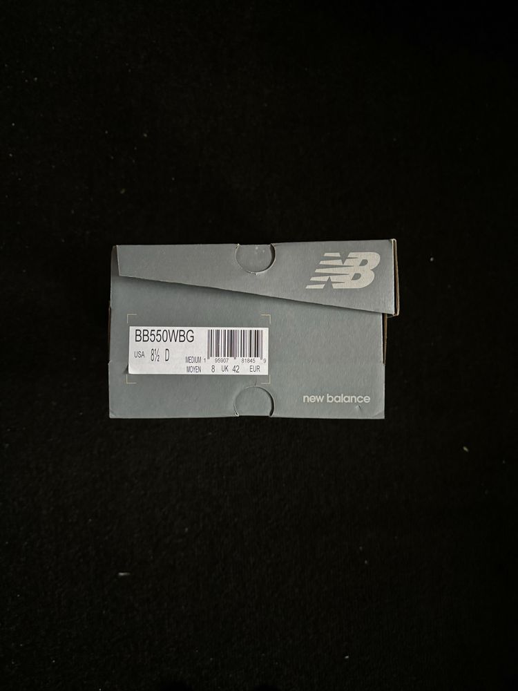 New Balance 550 White Bordeaux