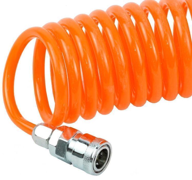 Шланг спиральный с быстросъемным соединением 10м, комп721