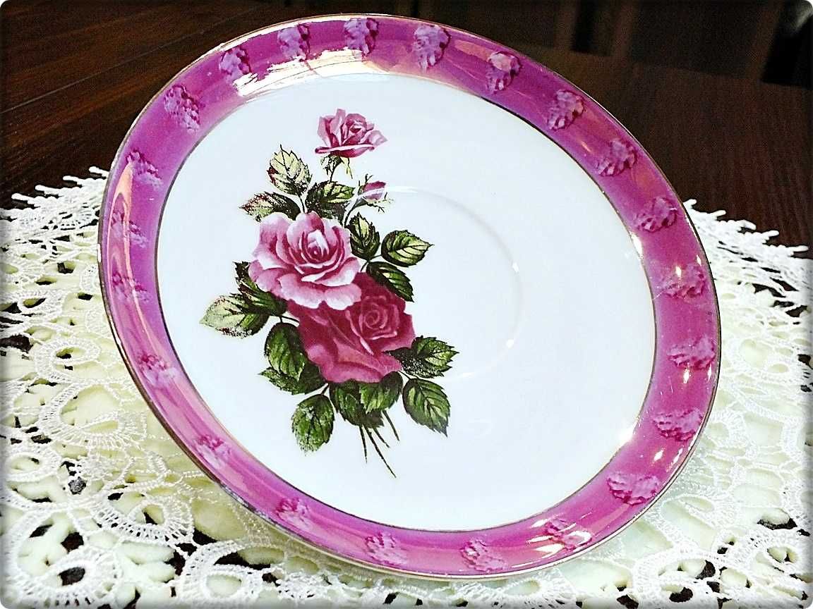 Talerz Talerzyk deserowy ø 17,5cm Fabryka Porcelany Chodzież PRL