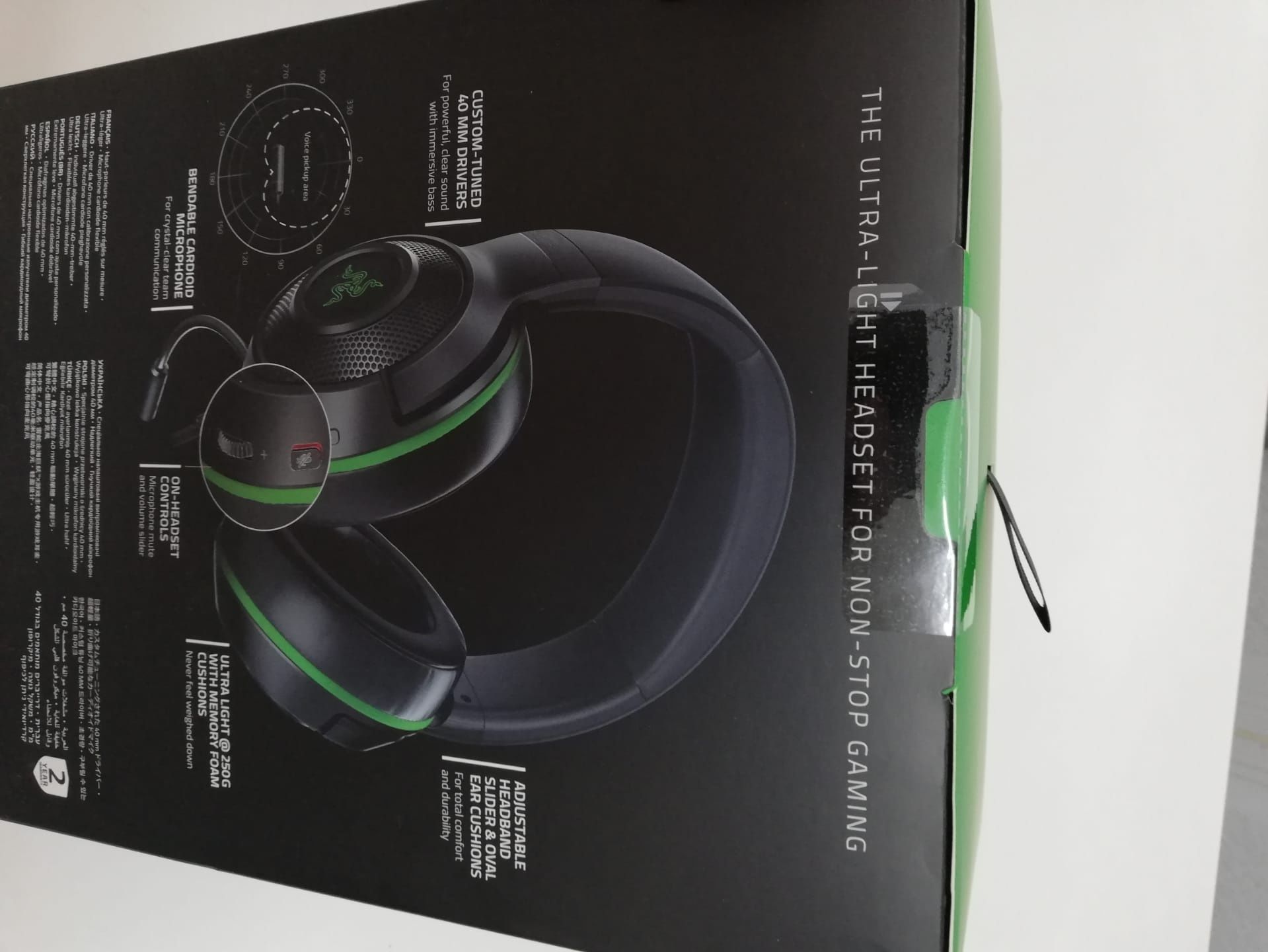 Fones Razer Kraken X (Novos)