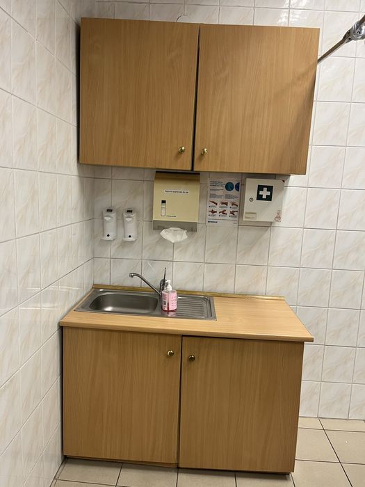 Szafka wisząca + blat ze zlewozmywakiem KOMPLET