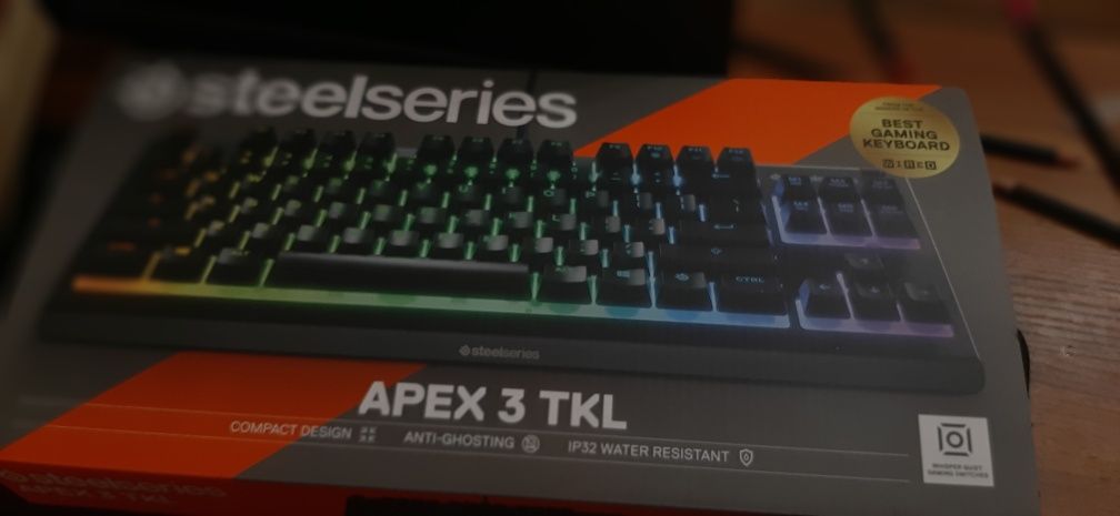 Klawiatura steelseries Apex 3 tkl
