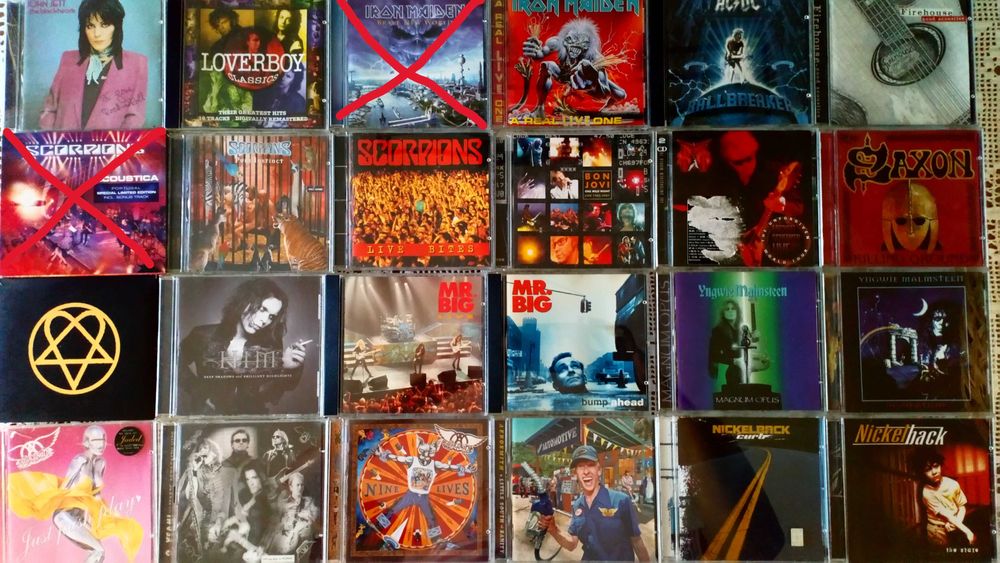 Discos Hard-rock, Heavy-metal
