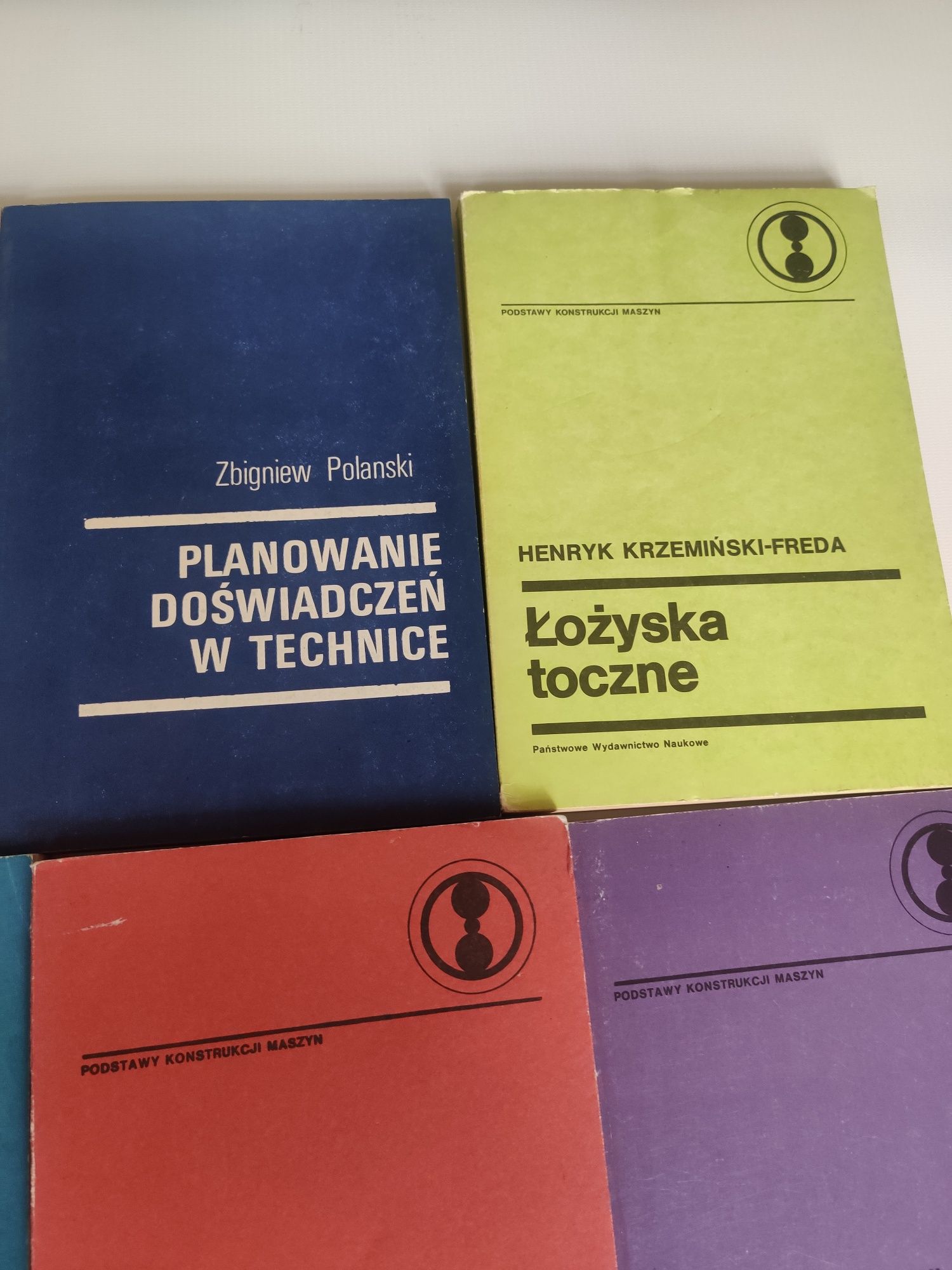 Książkę techniczne Budowa Maszyn Mechatronika Politechnika PRL