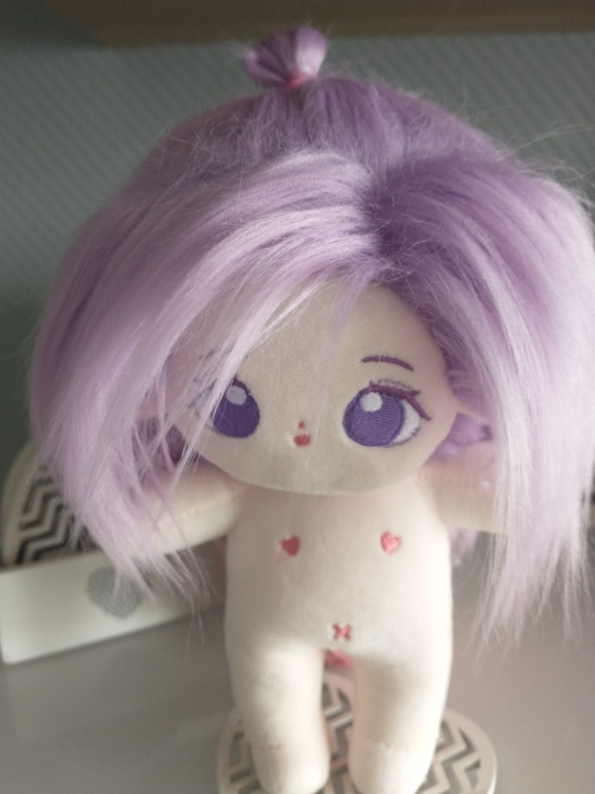 Lalka do stylizacji fioletowe włosy anime manga nowa