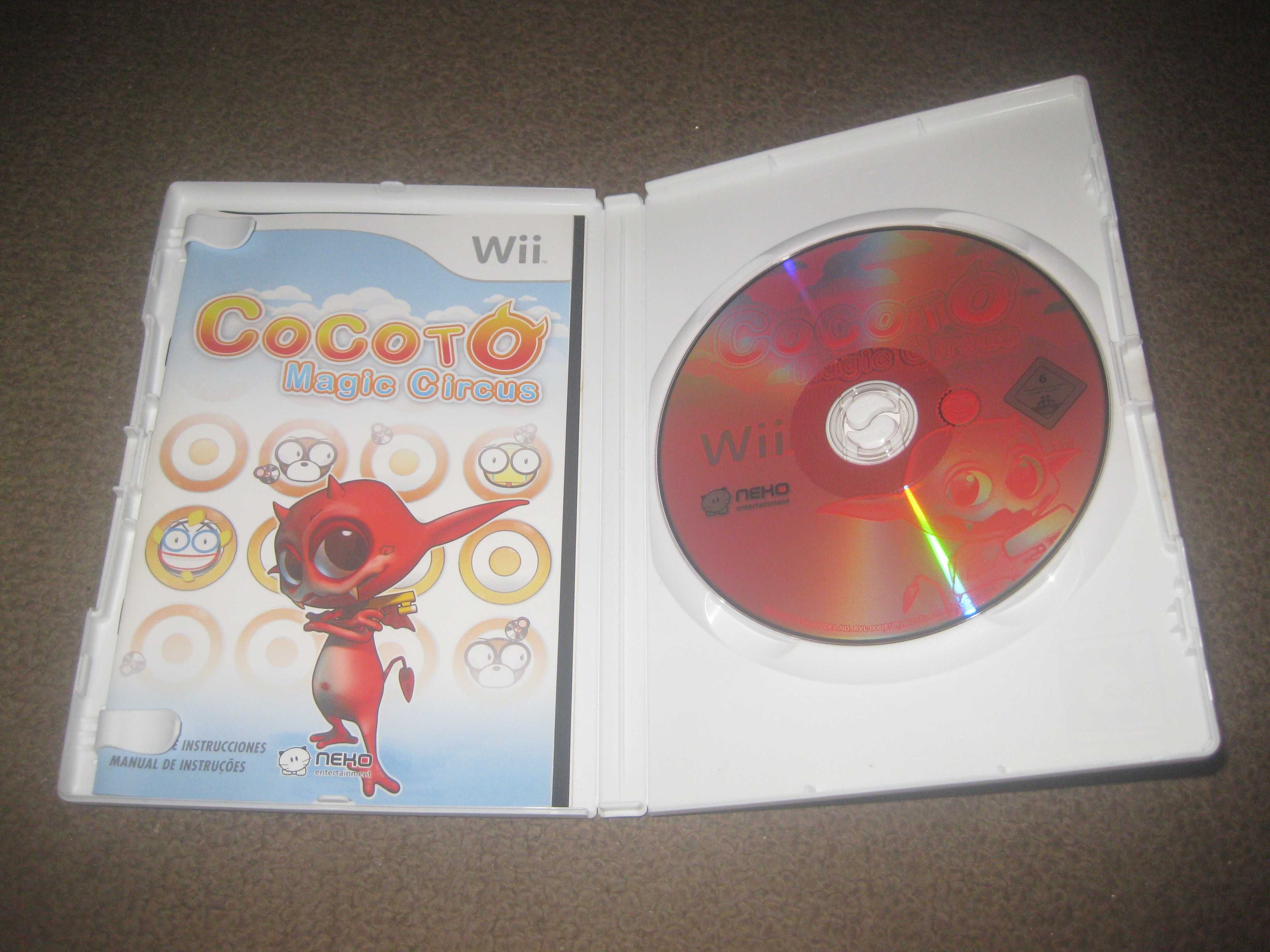 Jogo "Cocoto Magic Circus" para a Nintendo Wii/Completo!