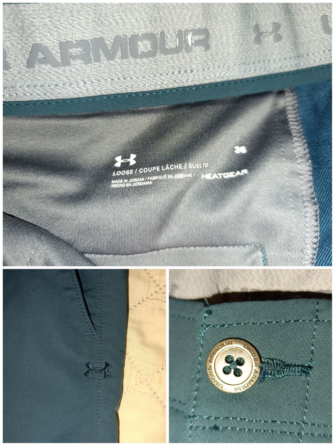 Under Armour мужские свободные шорты для гольфа Hear Gear р.36 54-56