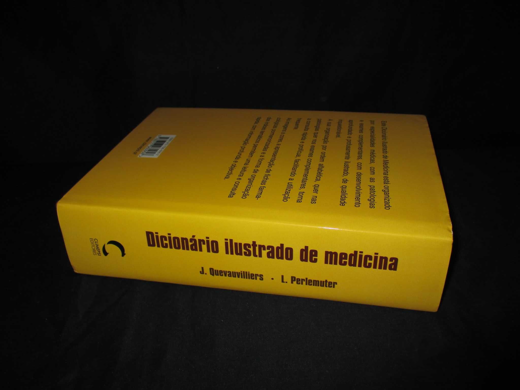 Livro Dicionário Ilustrado de Medicina Jacques Quevauvilliers Climepsi