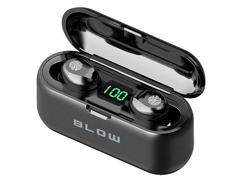 słuchawki Blow Earbuds BTE100 / BTE200 białe/czarne