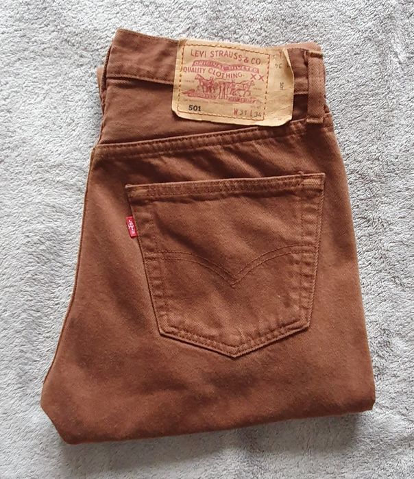 Calça Jeans Marrom Levis