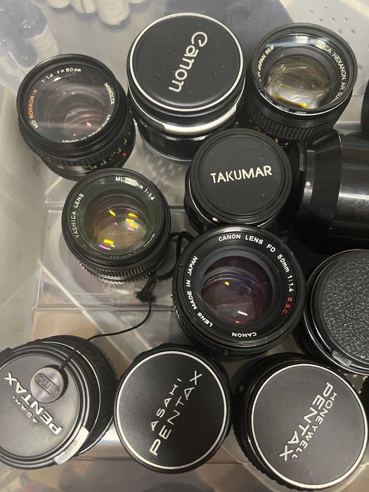 Об'єктиви світосильні Takumar Pentax Vivitar Canon Pentax Carl Zeiss